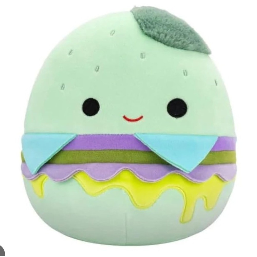 Squishmallows Orson Zombie Cheeseburger 8" Halloween Plush NWT